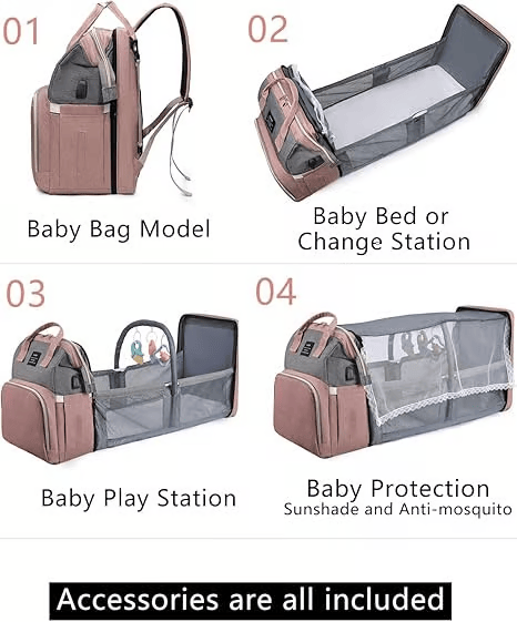 Wickeltaschen-Rucksack