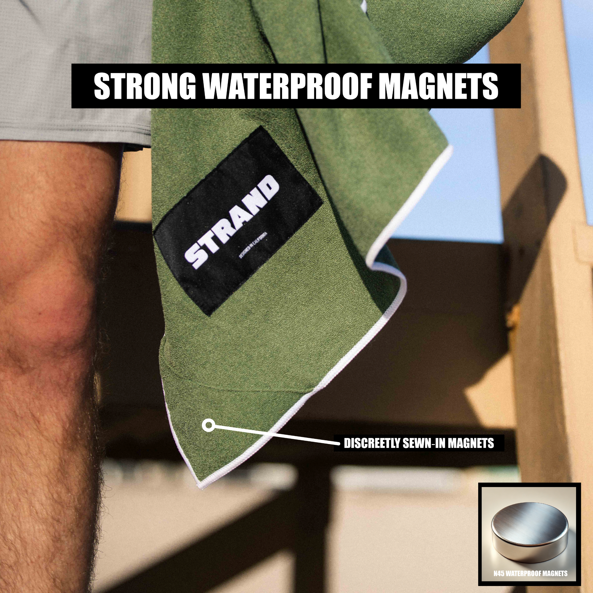 Magisches Magnet Handtuch