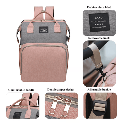 Wickeltaschen-Rucksack